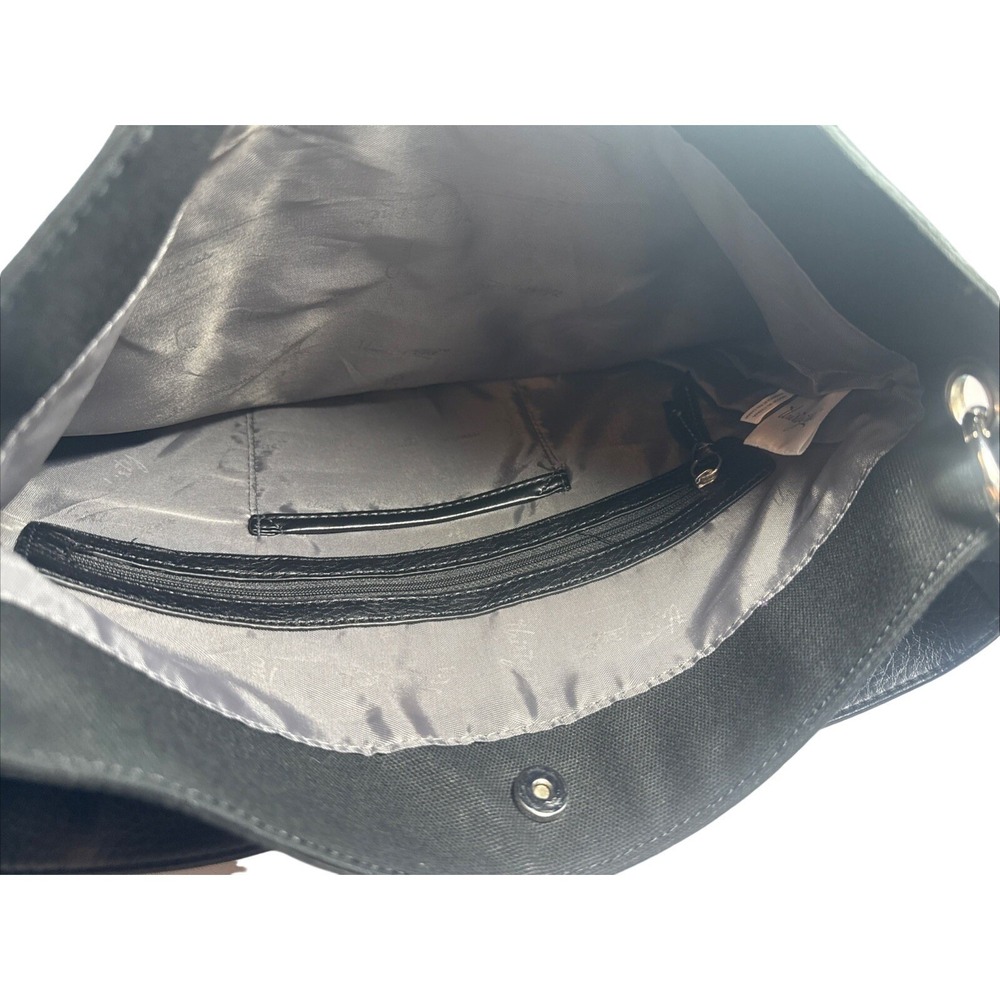 Thirty-One Suite Cross N' Fold 881A Safari Black "BELIEVE" Embroidered NEW - Picture 3 of 7